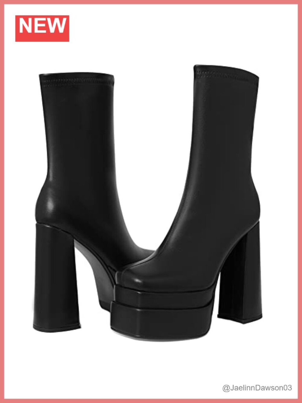 White Chunky Platform GoGo Boots Women Knee High Stretch Boots